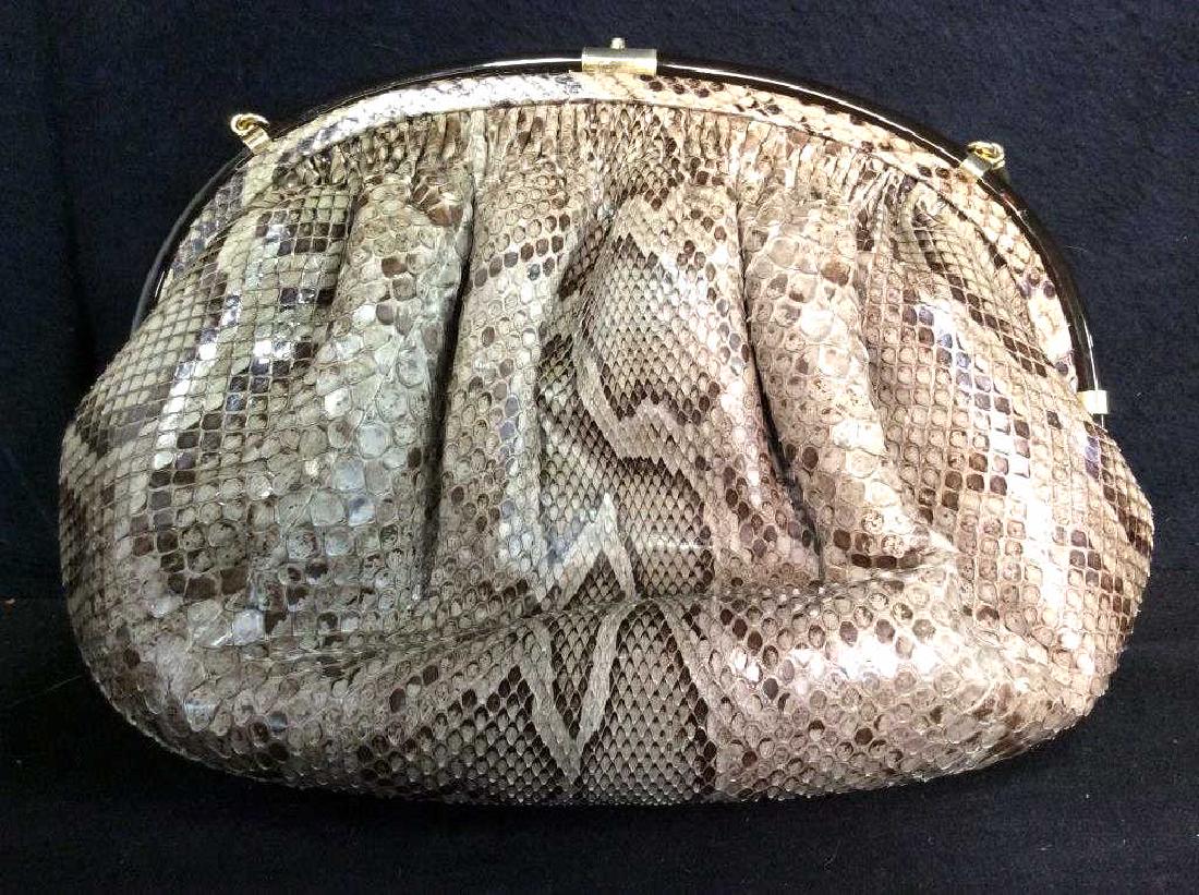 Authentic MANNELLI FLORENCE Snakeskin Handbag (1 of 16)