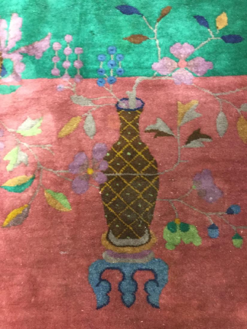 Chinese Art Deco Handmade Wool Pile Rug (1 of 10)