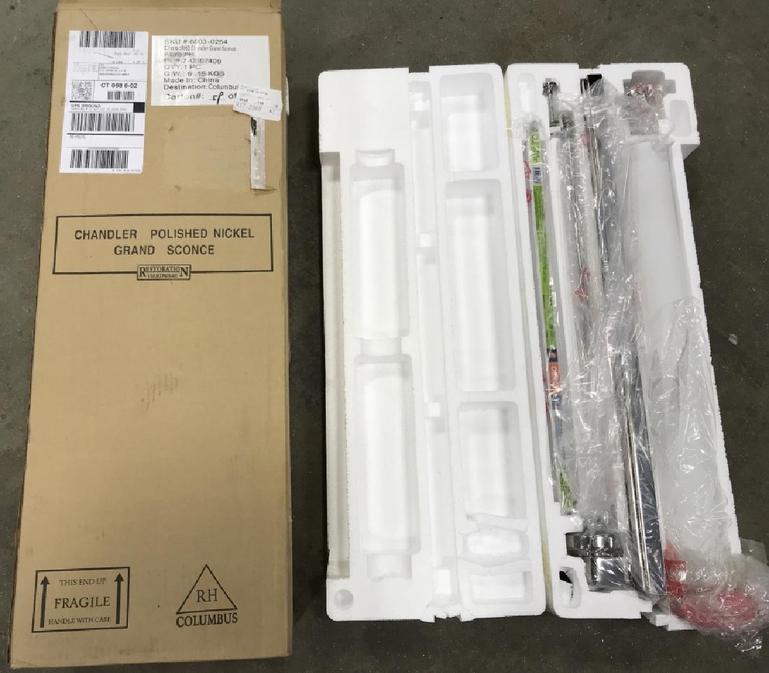 Pair of RESTORATION HARDWARE Long Sconces (1 of 9)