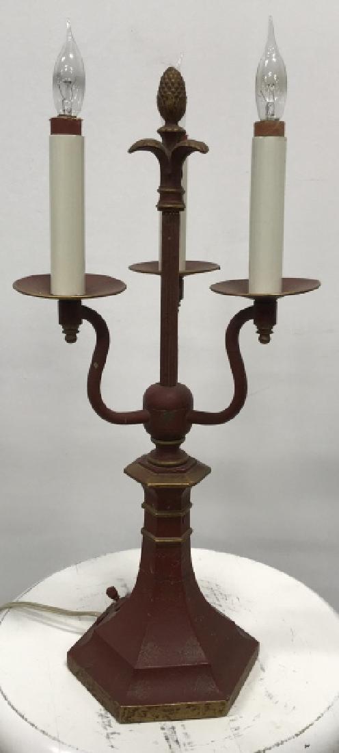 Three Arm Candlestick Accent Table Lamp (1 of 14)