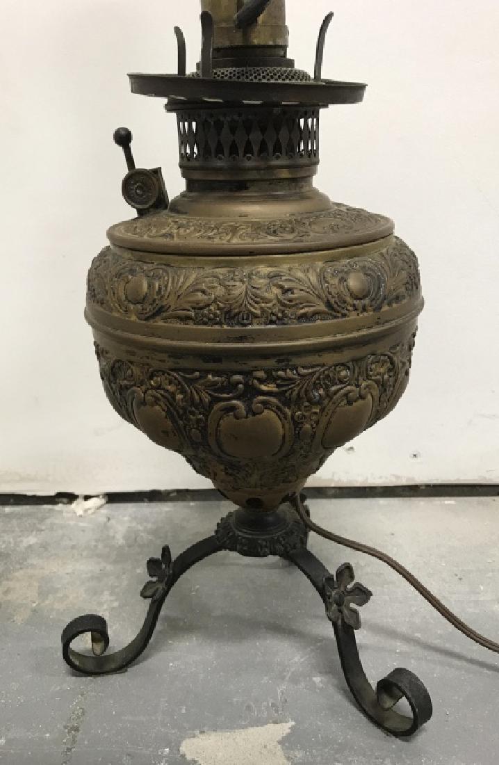 Vintage Metal Gaslight Style Table Lamp (1 of 13)