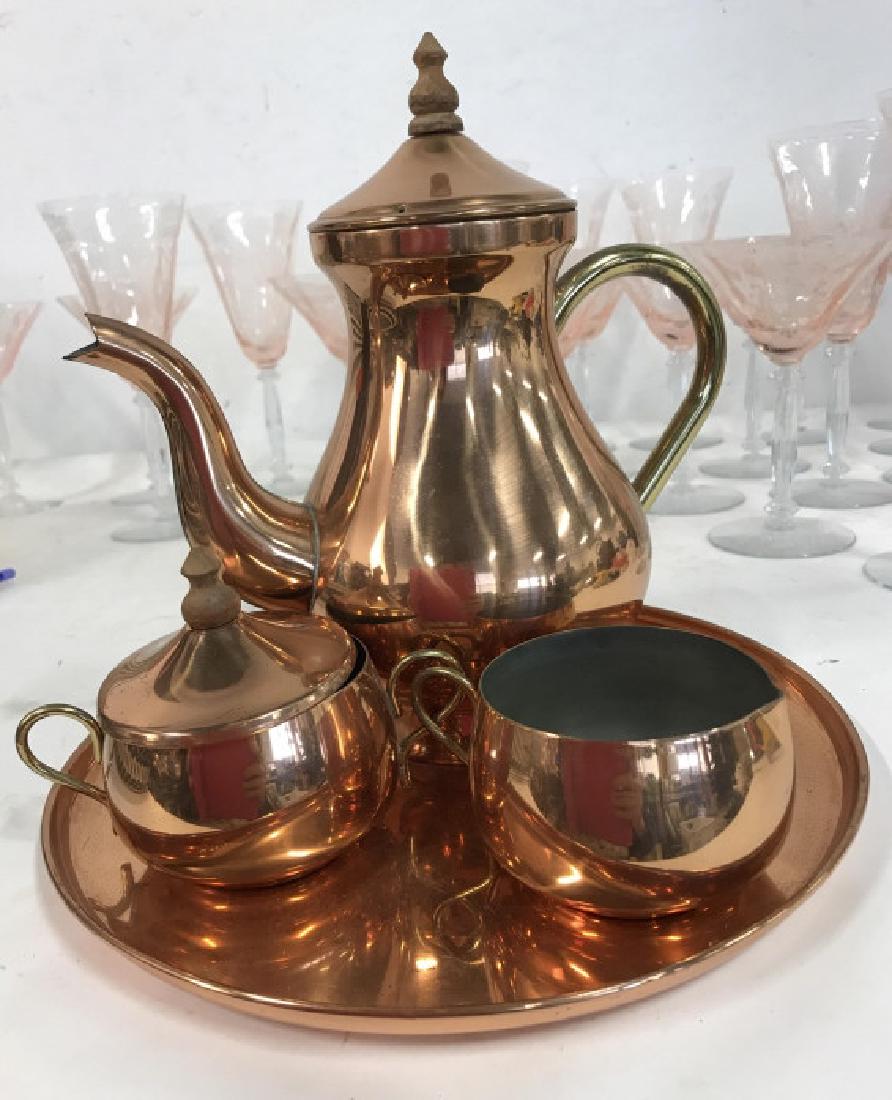 Vintage Portuguese Copper Tea Set (1 of 14)