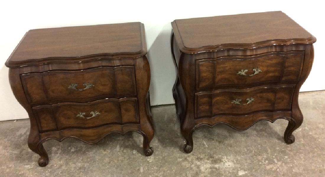 Pair French Provincial Style bedside Cabinets (1 of 12)