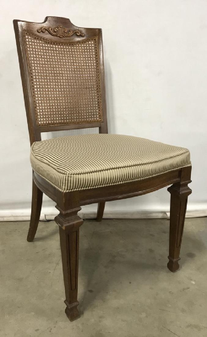 Vintage Wooden Side Chair W Caned Back (1 of 11)