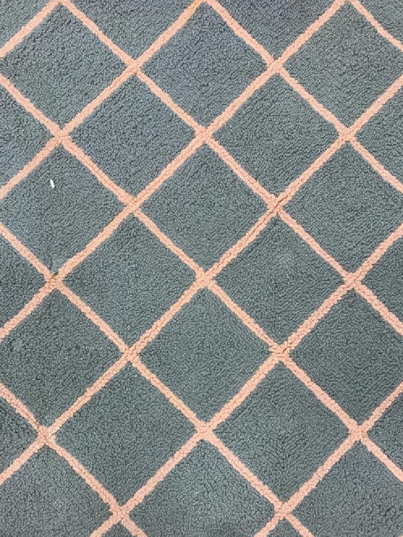 Lot 2 Wool Rugs, Grey W Pink Tones (1 of 8)