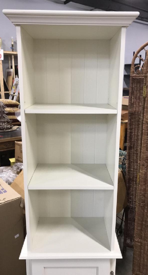 Cream Toned Tall Storage Cabinet (1 of 9)