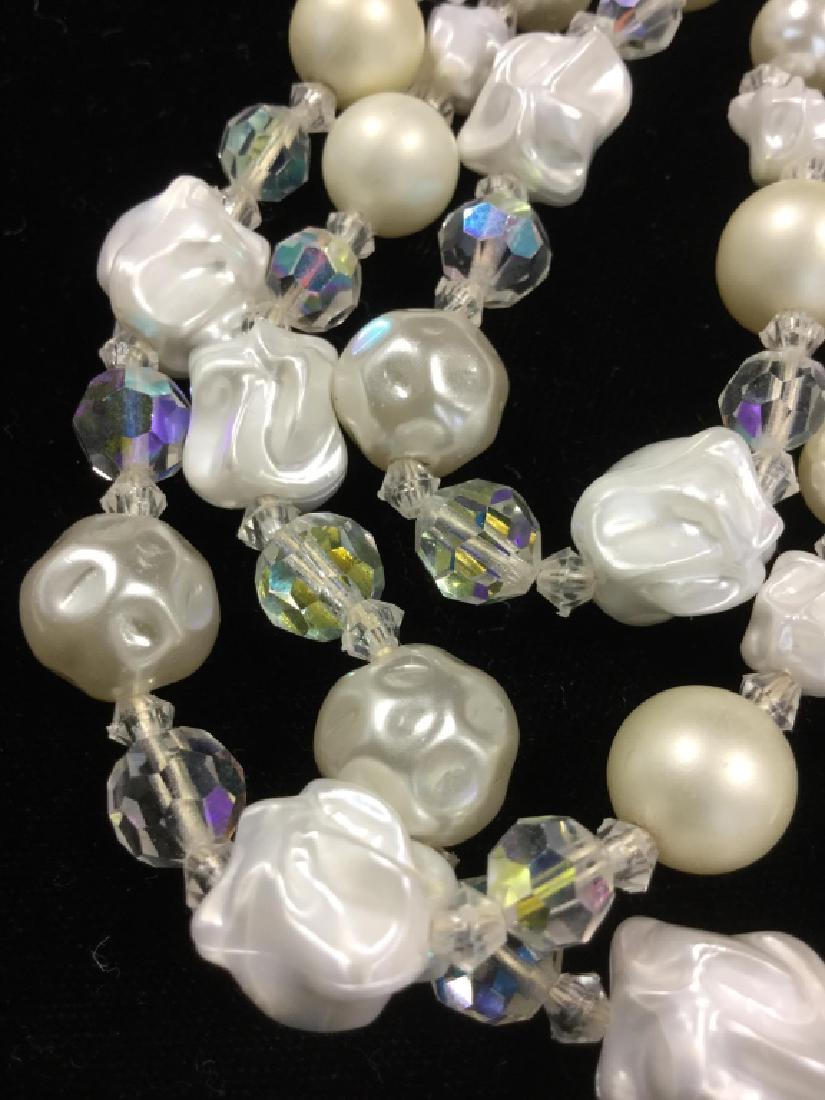 Faux Pearl multi stranded Necklace (1 of 6)