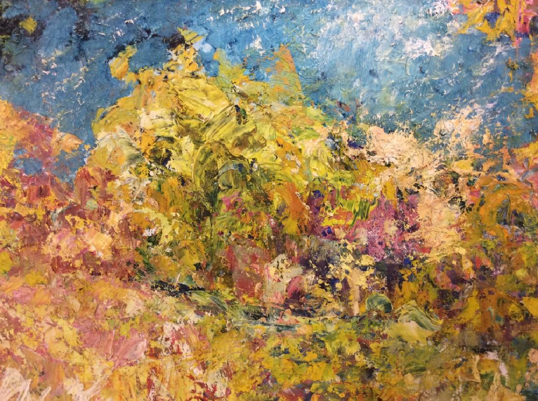 Abstract Colorful Painting On Board (1 of 12)