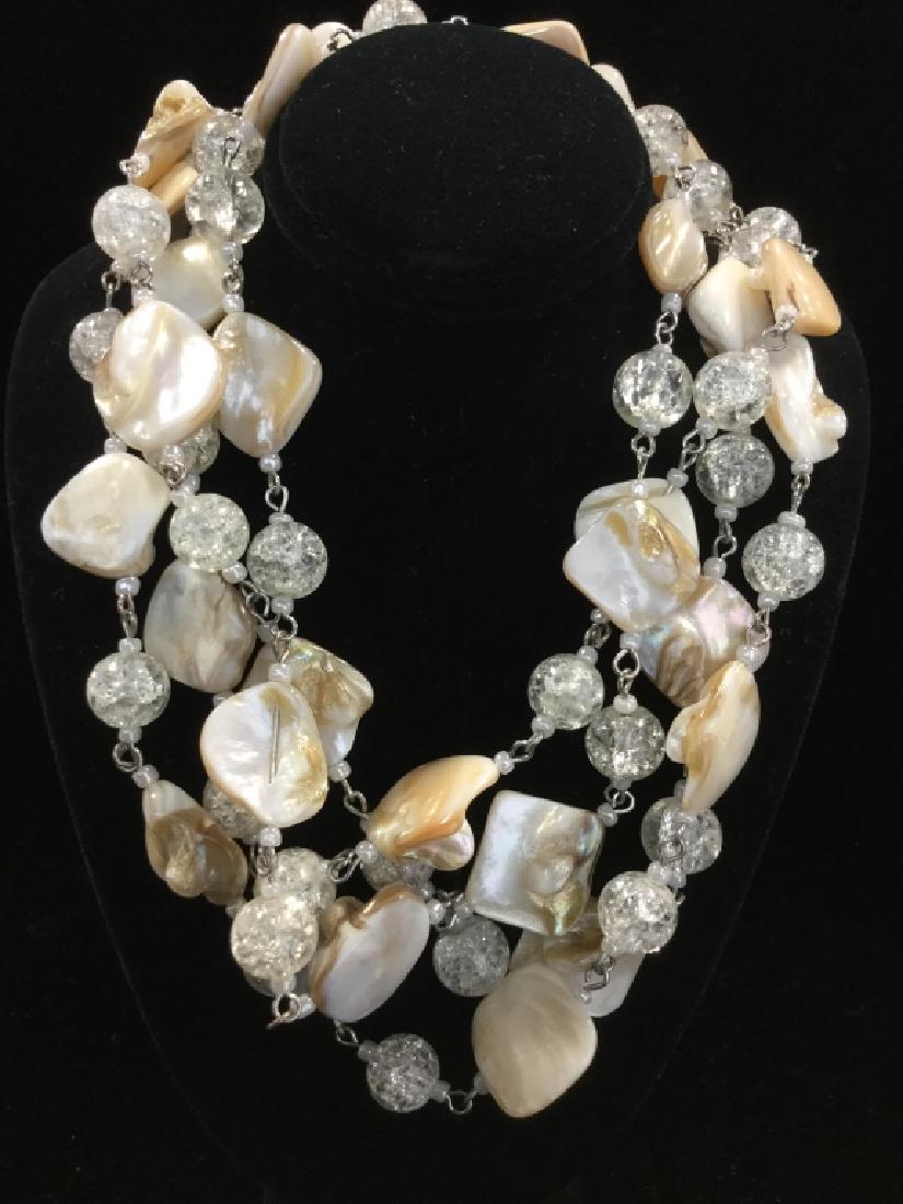 PARK LANE Long, Seashell Beaded Necklace (1 of 7)