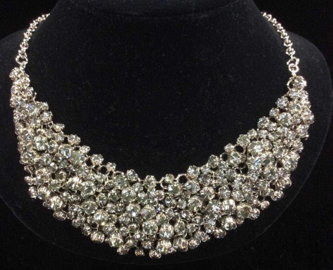 Park Lane Chain Mail Style Rhinestone Necklace (1 of 8)