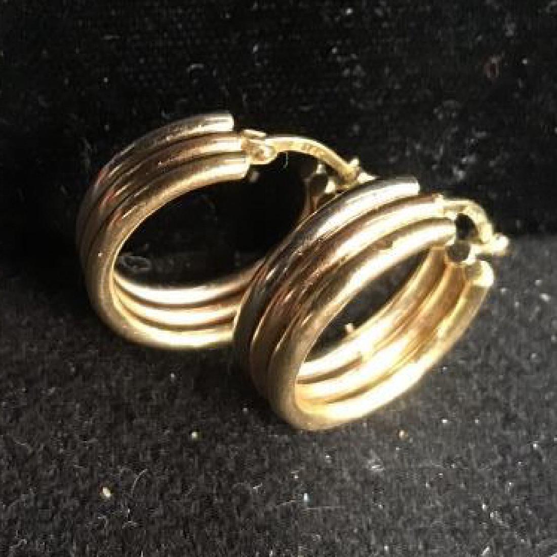 14K Gold Hoop Earrings (1 of 7)