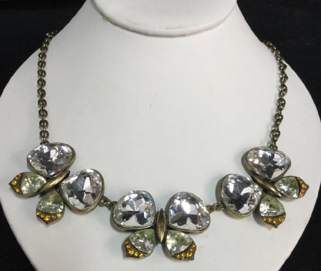 PARK LANE Crystal Rhinestone Butterfly Necklace (1 of 14)