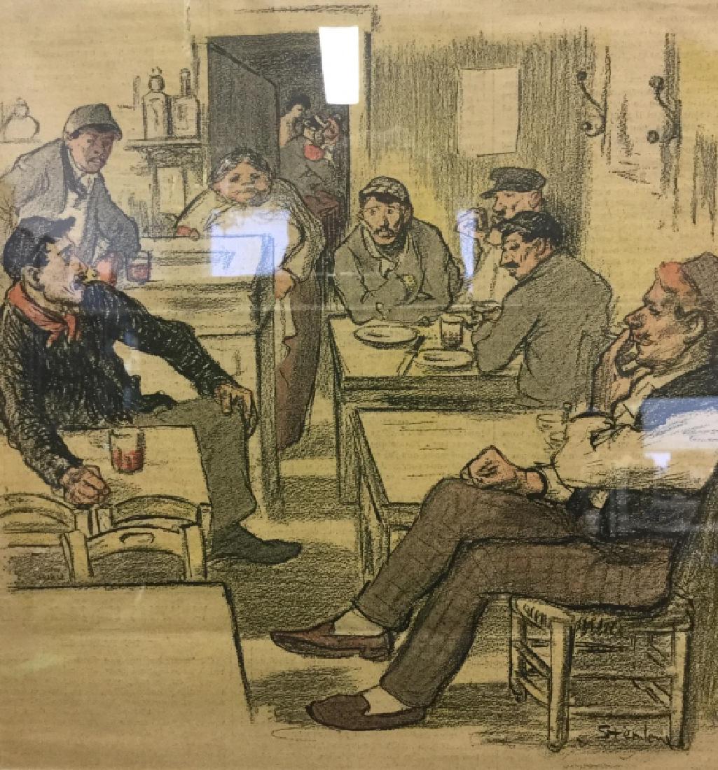 Zincograph Of Illust by Theo Alexandre Steinlen (1 of 10)