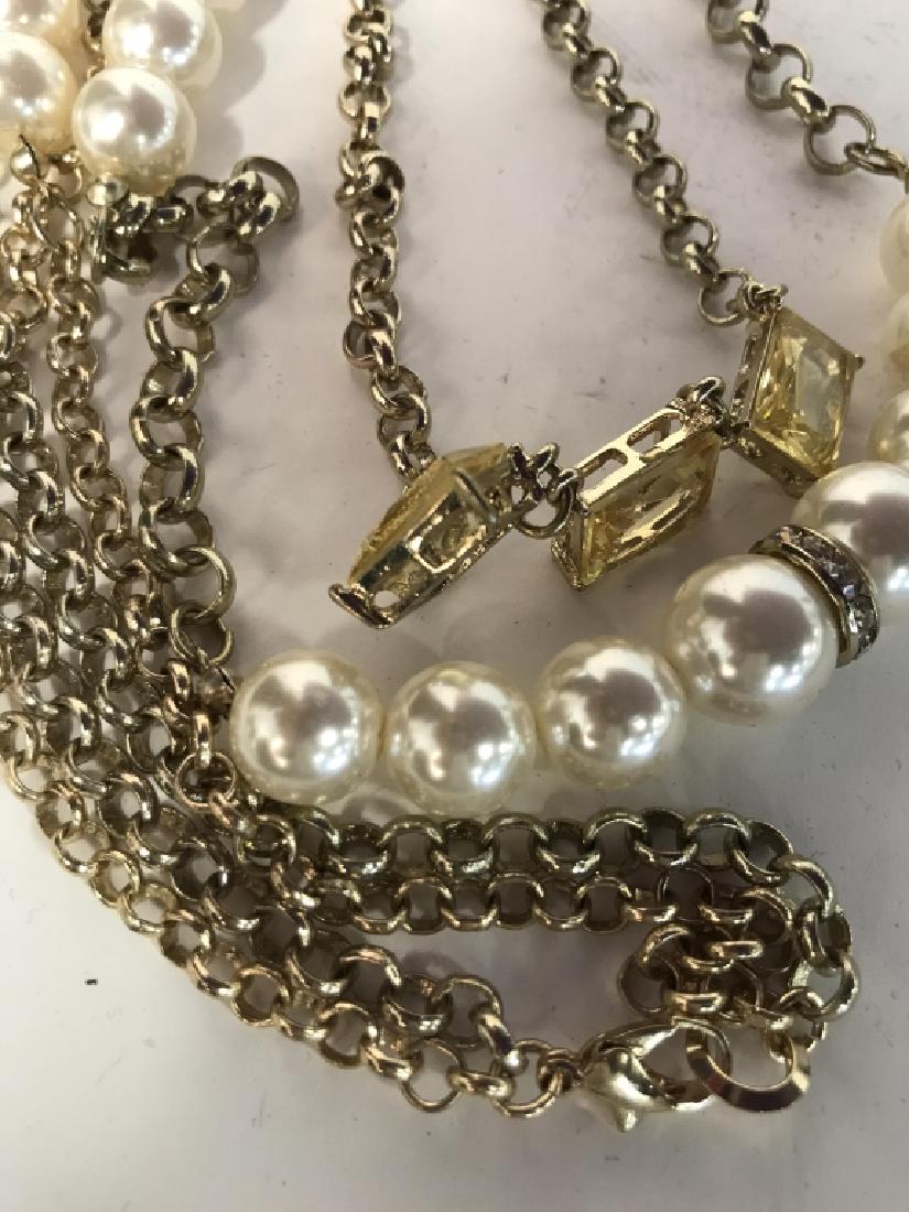 Ladies Style of Chanel Double Chain Necklace (1 of 9)