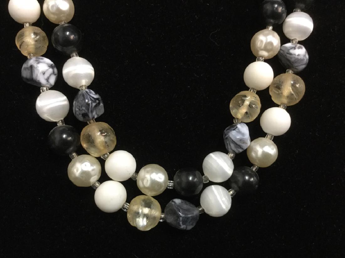 Multicolored Beaded Double Strand Necklace (1 of 13)