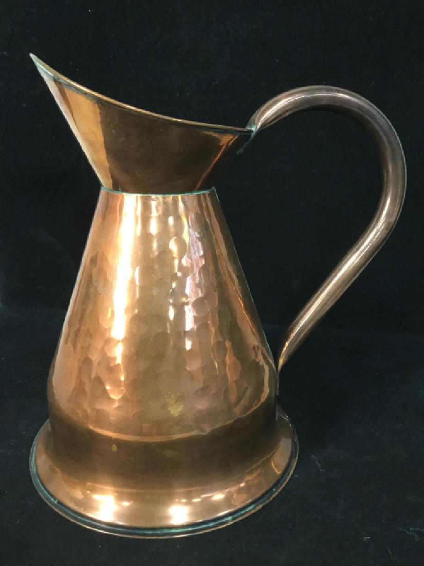 Copper Hammered pitcher (1 of 9)