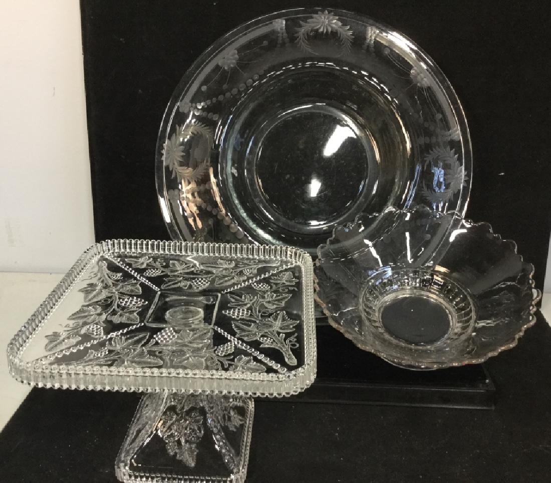 Group Lot of Glass Serving ware (1 of 11)