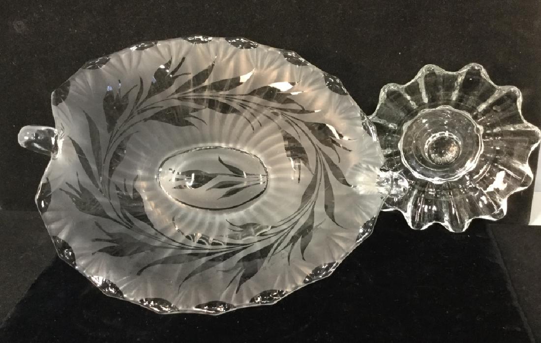 Group Lot Of Cut Glass Dishes (1 of 10)