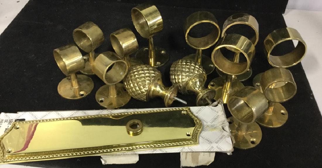 Group of Brass Soft Furnishing Fixtures & Misc. (1 of 12)