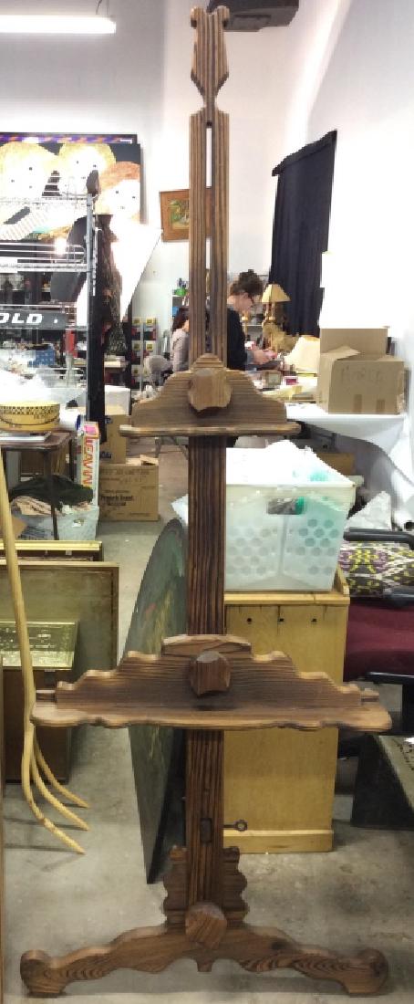 Poss Hand Carved Adjustable Wooden Easel (1 of 8)