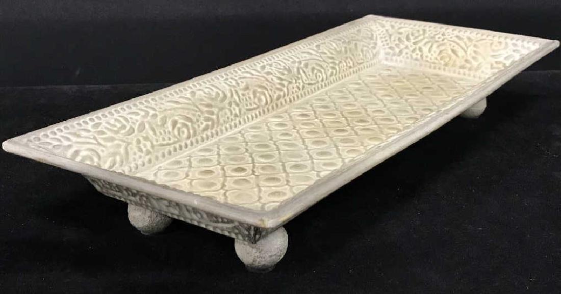 Painted Metallic Catch-All Long Tray (1 of 11)