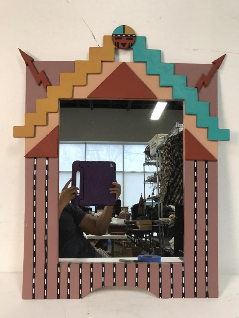 Multi Toned Wood Fame Mirror (1 of 8)