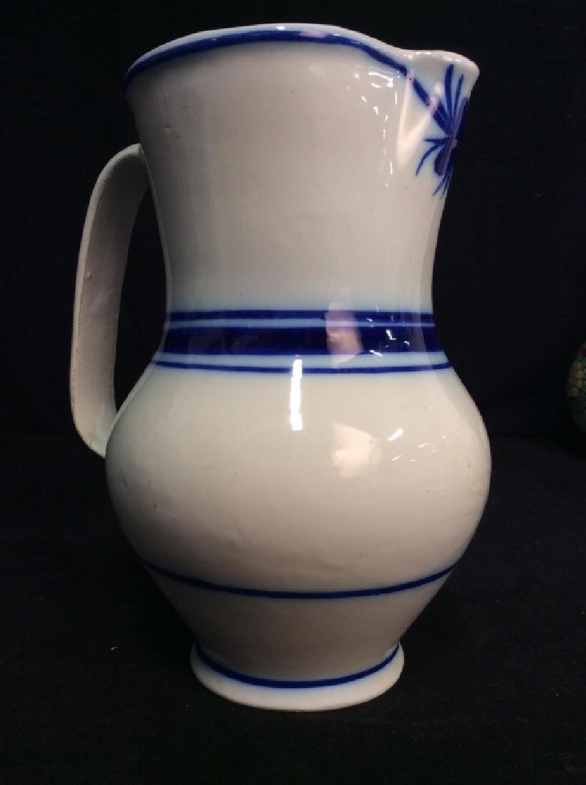 Blue And White Ceramic Pitcher (1 of 8)