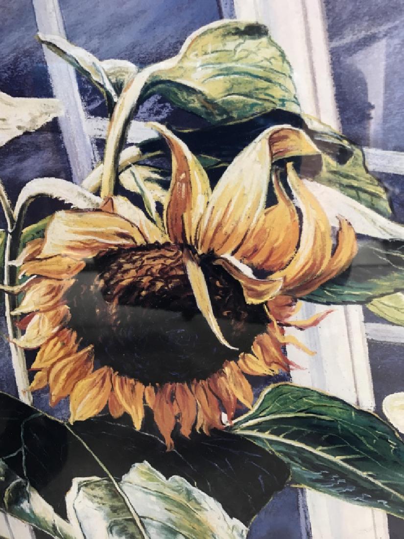 Signed Numbered Framed Sunflower Print (1 of 6)