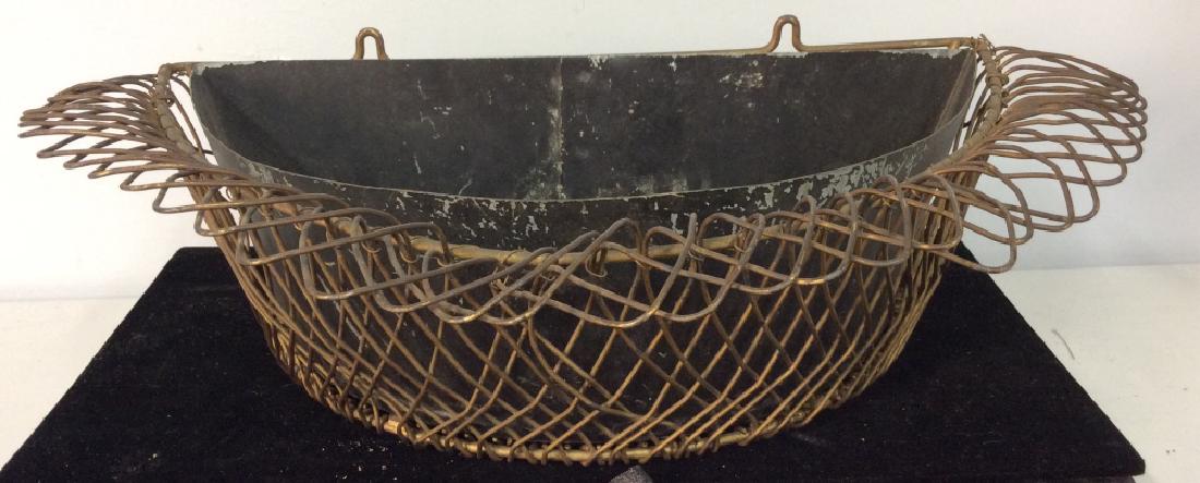 Vintage Metal Hanging Planter (1 of 10)