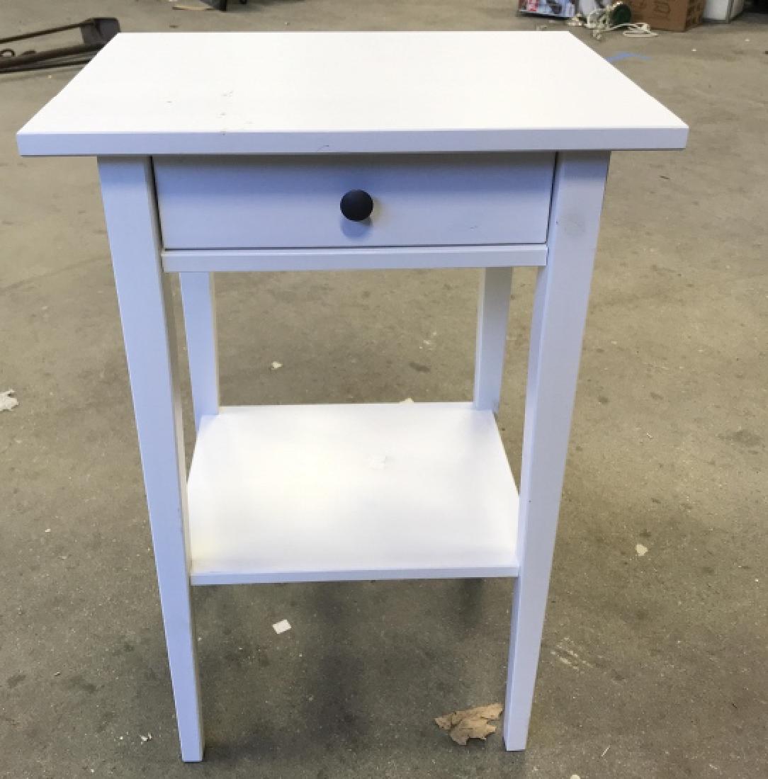 IKEA Hemnes White Side Table With Drawer (1 of 5)