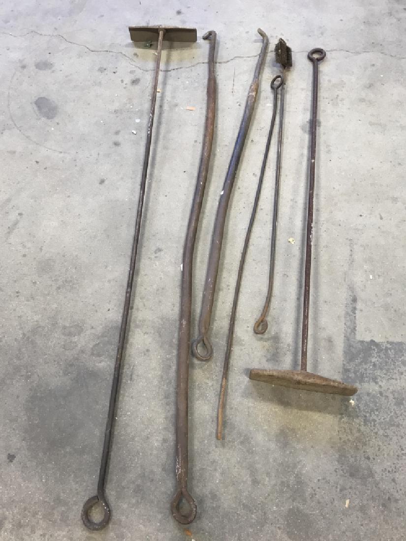 Lot 6 Antique Iron Farm Tools (1 of 5)