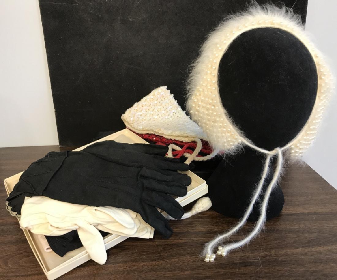 Vintage Group of Ladies leather Gloves and scarves (1 of 8)