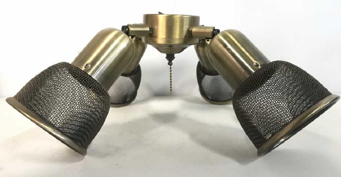 Gold Toned 4 Socket Ceiling Light (1 of 7)