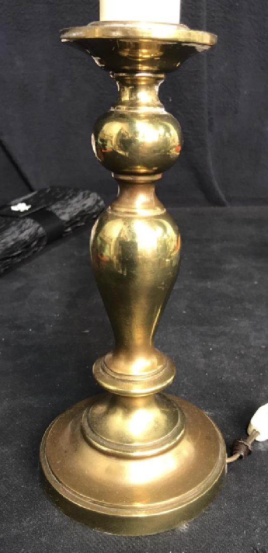 Brass Candle Stick Style Lamp (1 of 7)