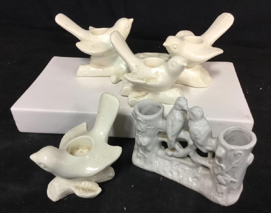 Group Lot of Ceramic Candleholders (1 of 10)