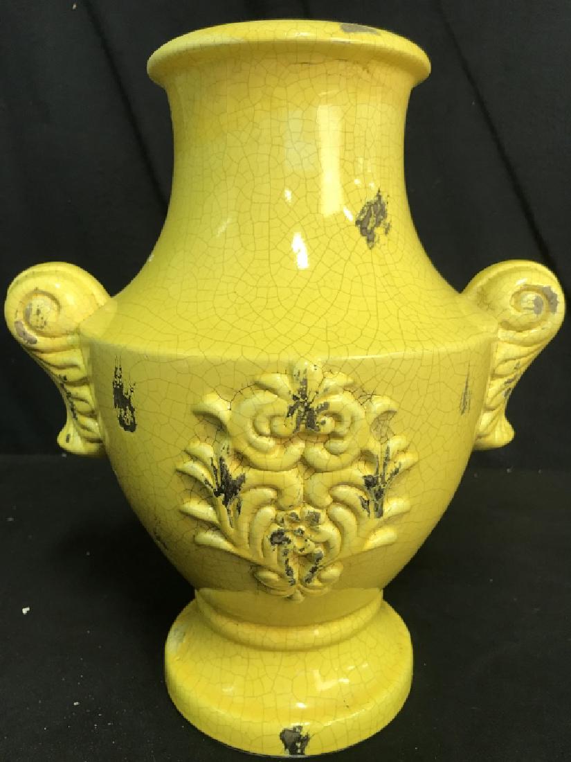 Sunshine Yellow Ceramic Vase (1 of 6)