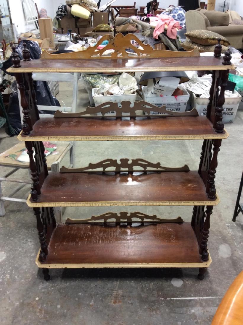 Vintage What Not Wooden Shelf (1 of 8)