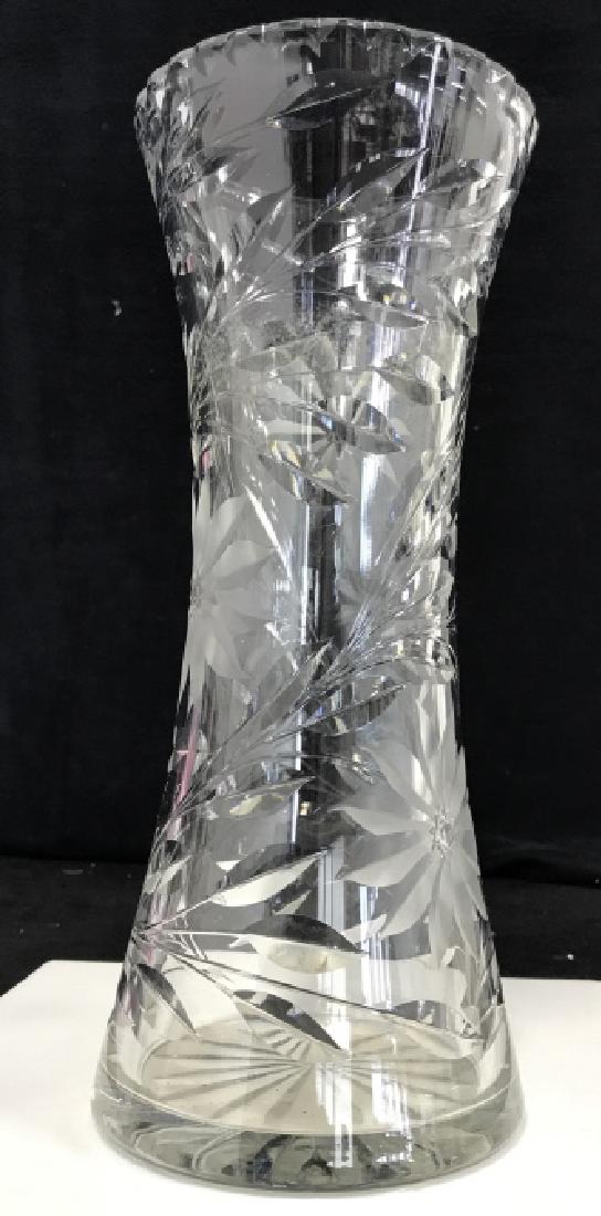Cut Crystal Glass Vase (1 of 8)