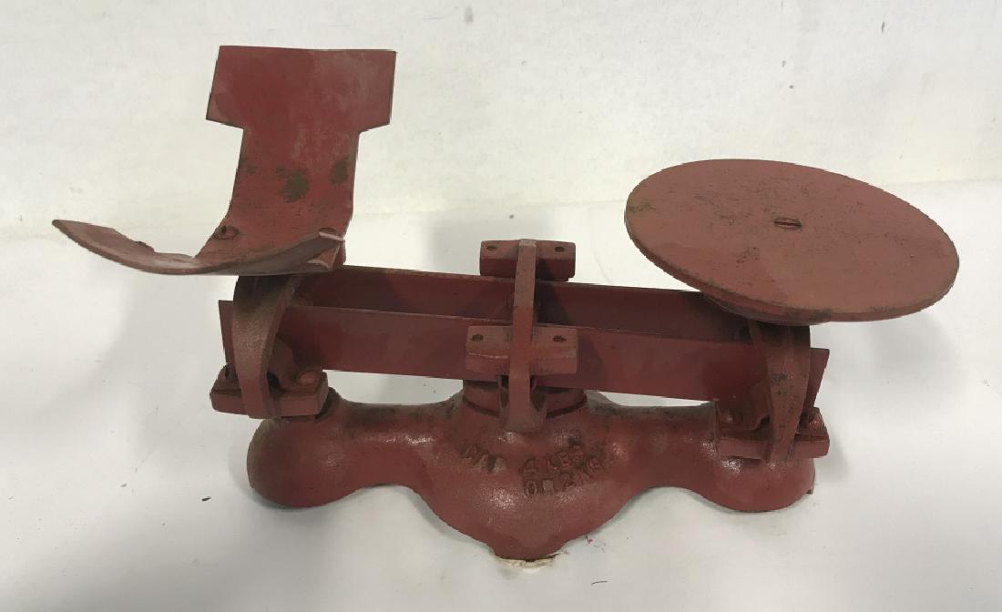 Vintage Painted Red Scale (1 of 8)