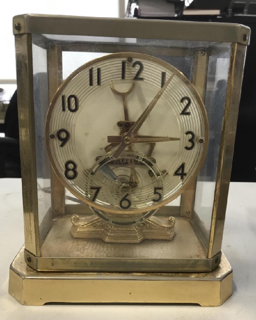 Vintage Electrical Brass and Glass Carriage Clock (1 of 8)
