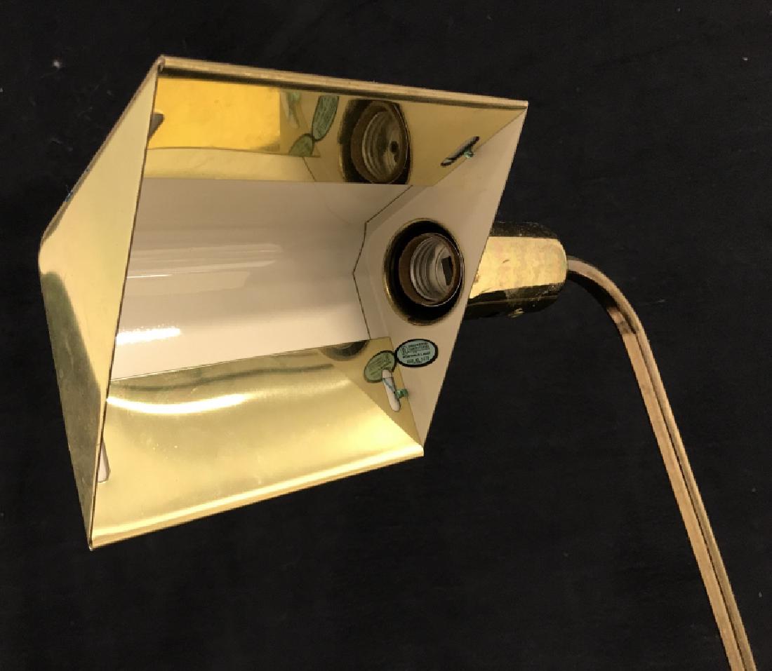 Brass Toned Standing Floor Lamp (1 of 8)