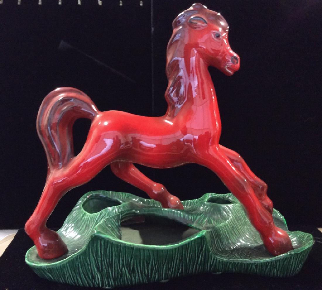 CALI-CO vintage Ceramic Planter, Horse Form (1 of 6)