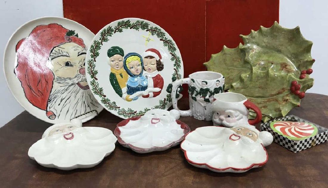 Group Lot of Vintage Christmas Dishes (1 of 20)