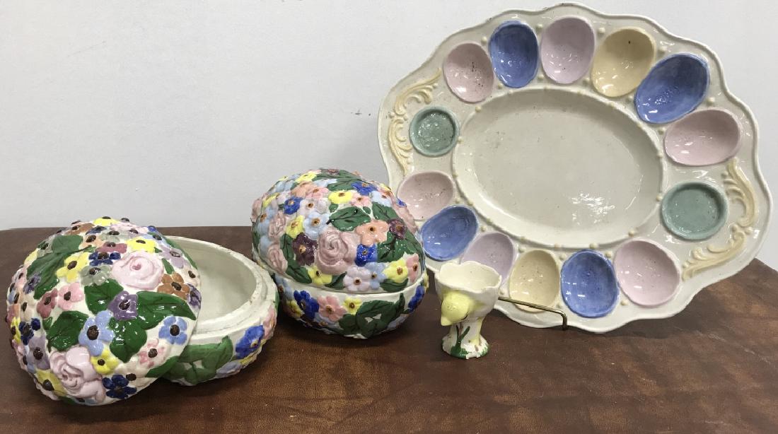 Group Lot of Easter Egg Ceramic Dishes (1 of 20)