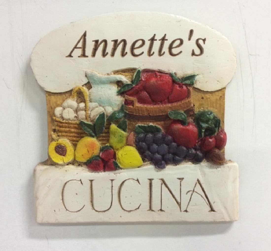 Decorative Handpainted  Custom Ceramic Plaque (1 of 7)