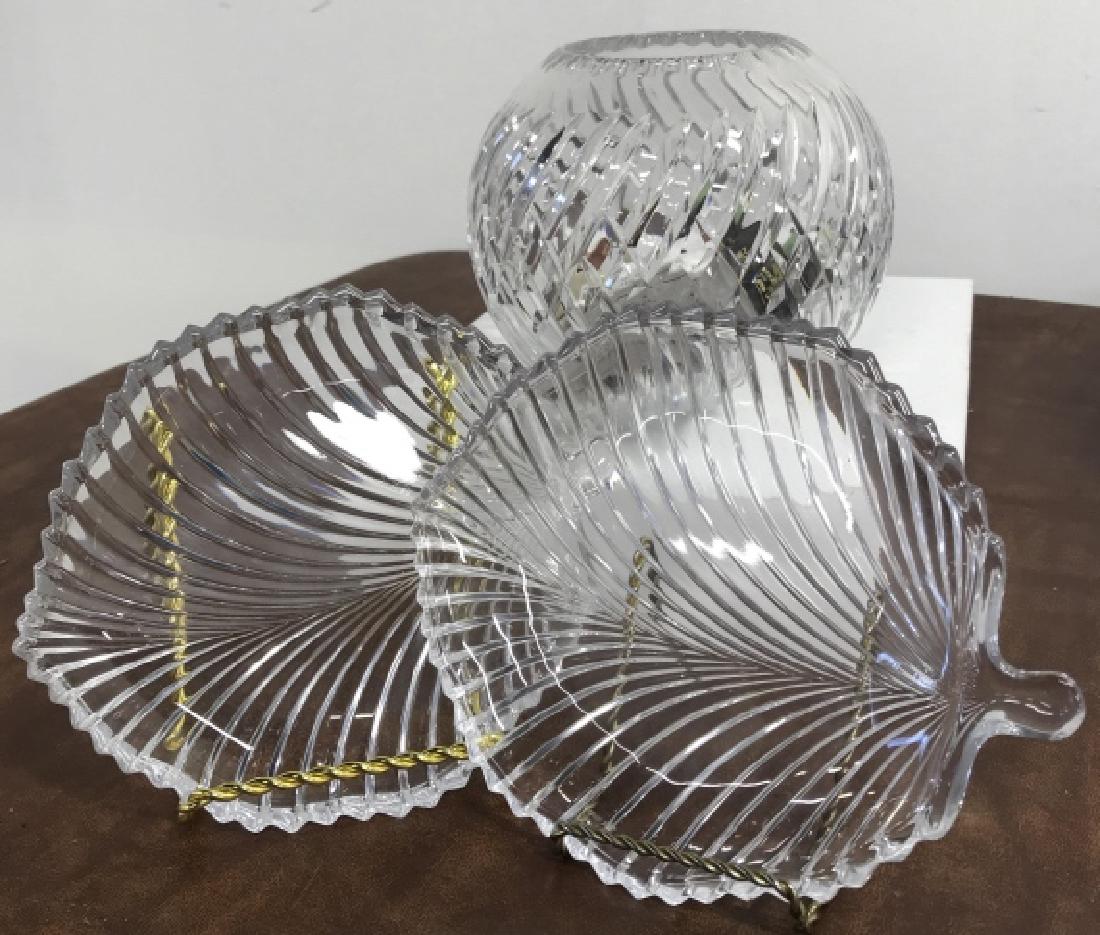 Group Lot of Crystal Glass Tableware (1 of 9)
