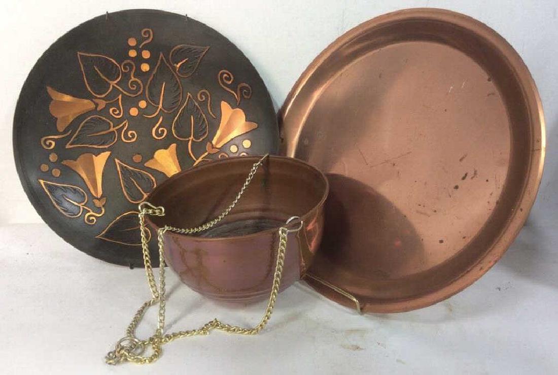 Group of 3 Vintage Copper Dishes (1 of 13)