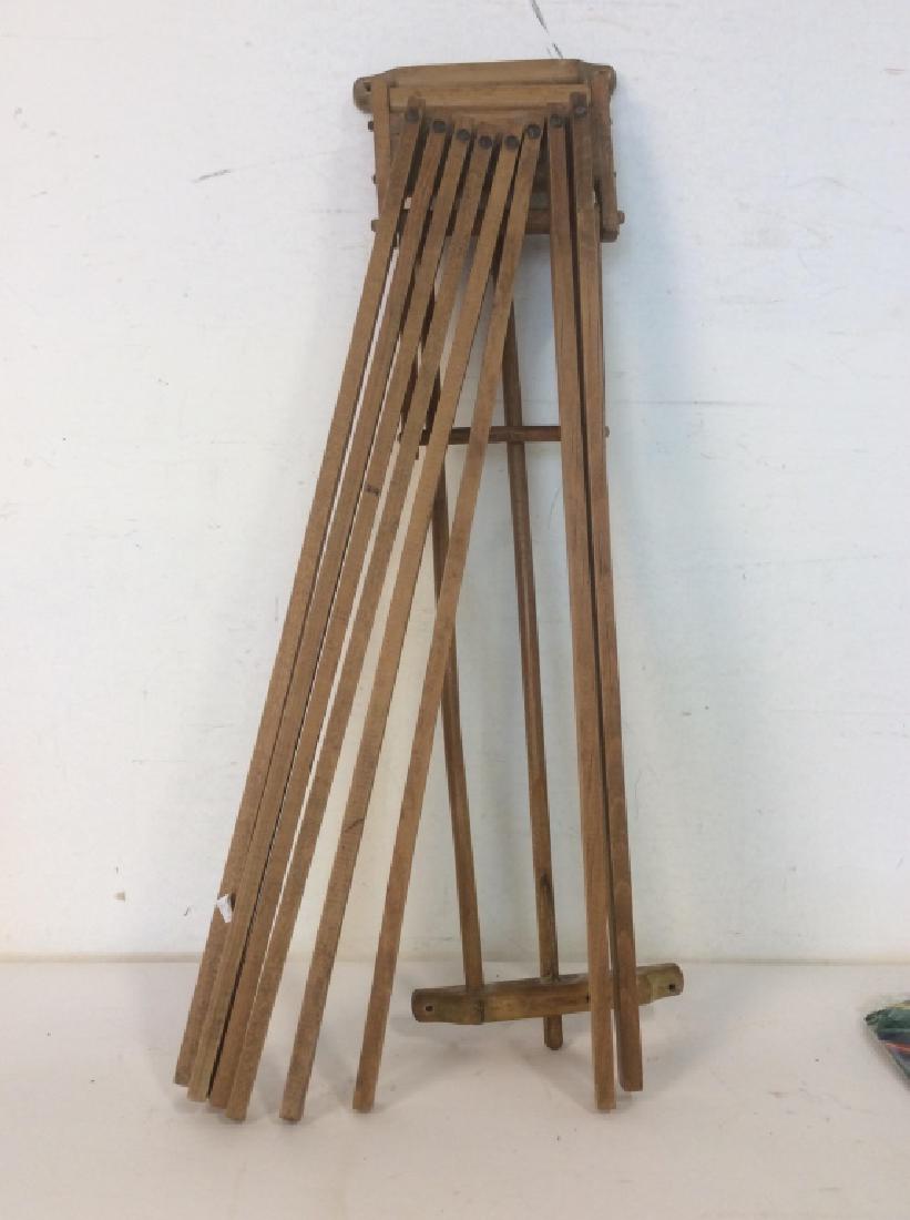 Antique Wood Clothes Drying Rack (1 of 7)