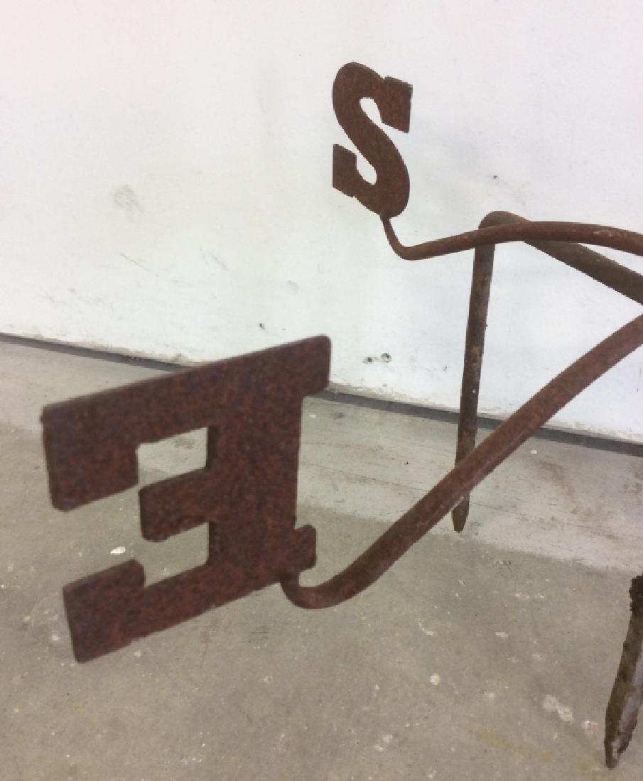 Metal Iron Weathervane Garden Ornamentation (1 of 7)