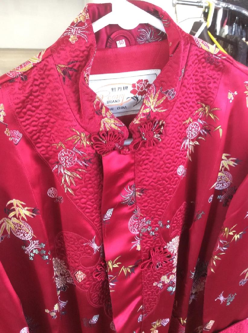 Asian Silk Kimono Robe Embroidered (1 of 11)